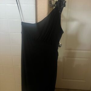 Calvin Klein One Shoulder Cocktail Dress